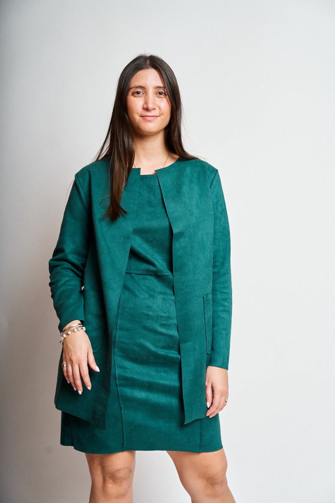 Chaqueta gamuza rústica