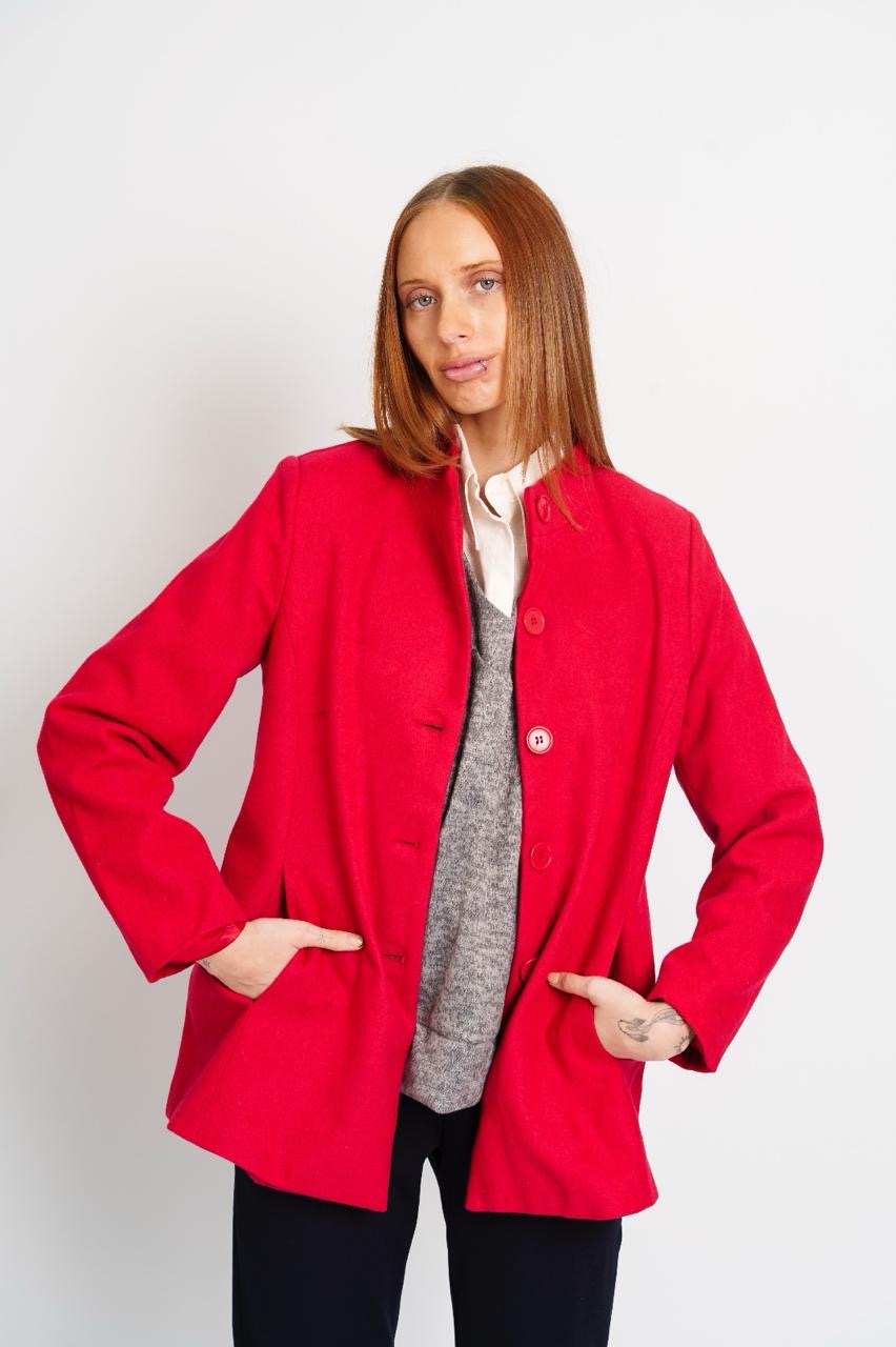 Abrigo cuello ahumado