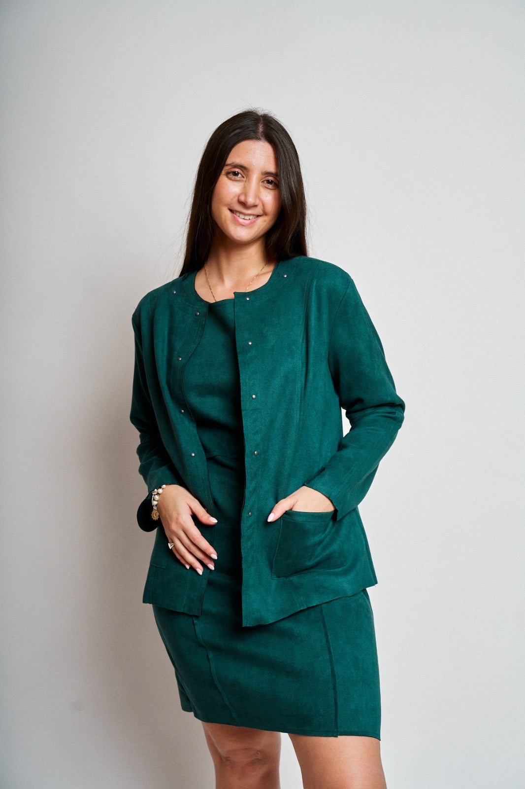 Chaqueta corta gamuza