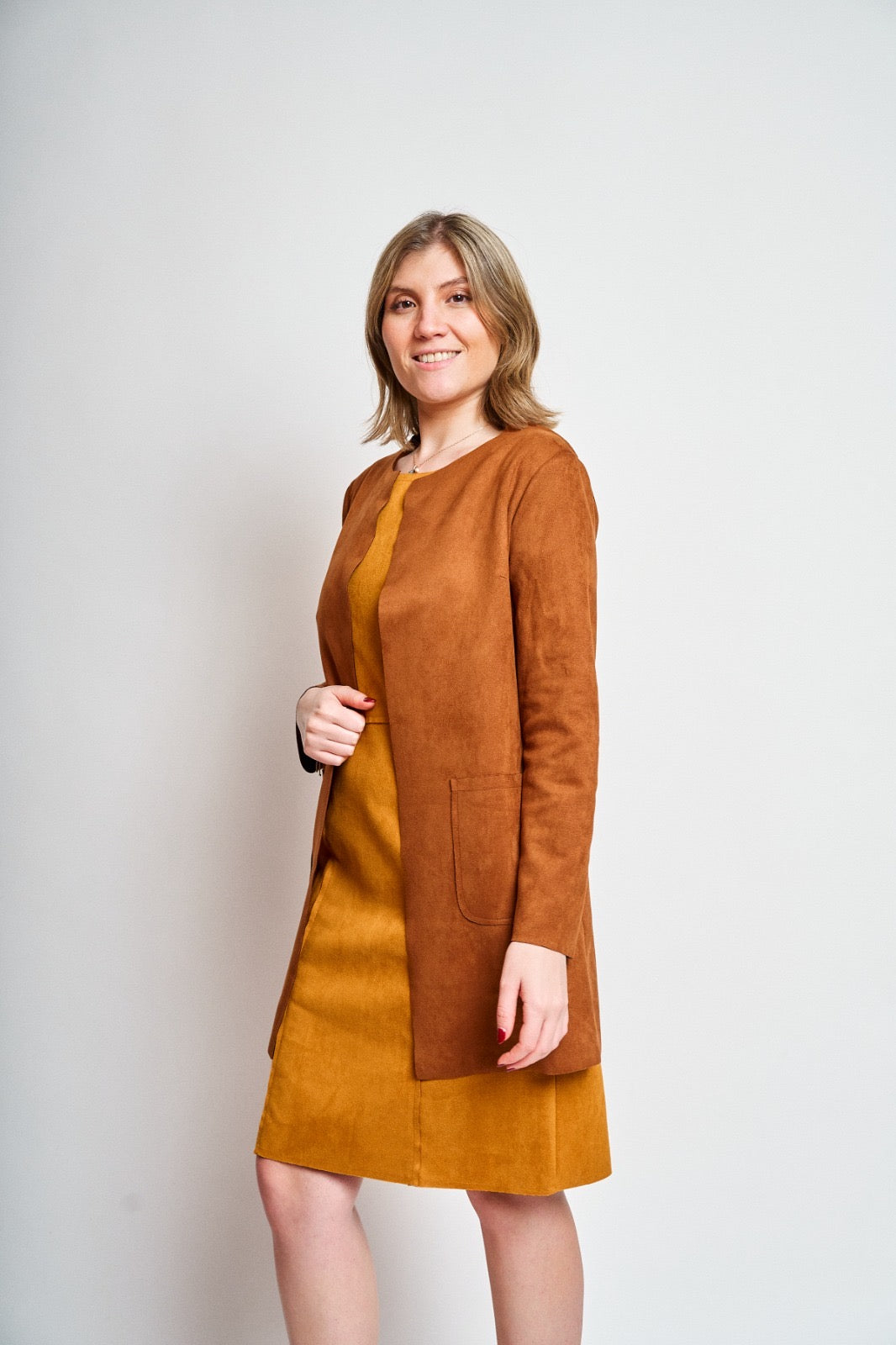 Chaqueta gamuza rústica