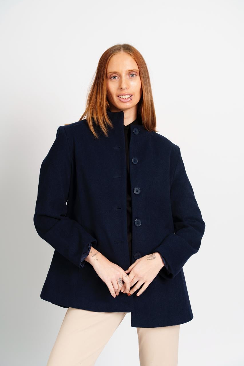 Abrigo cuello ahumado