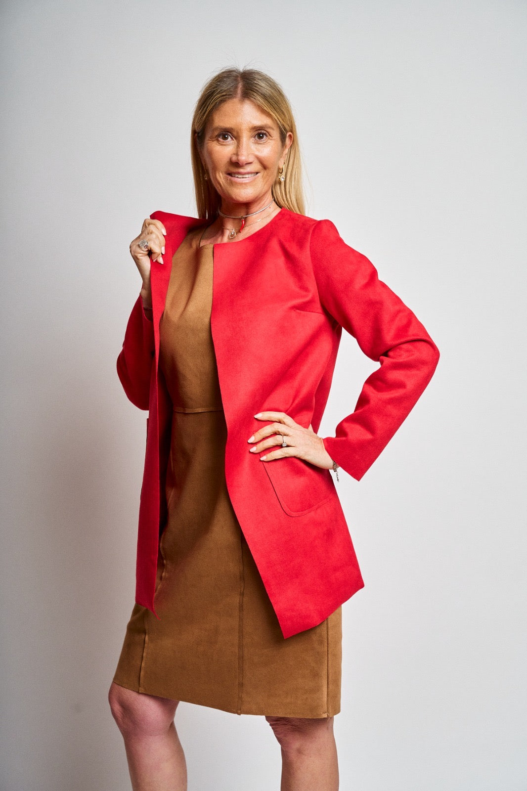 Chaqueta gamuza rústica