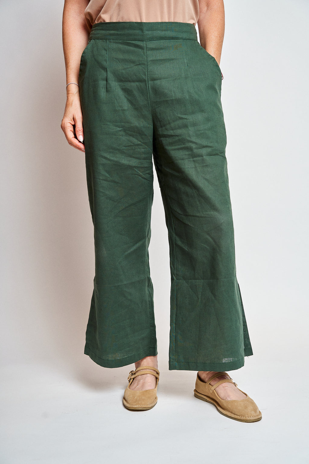 Pantalon capri Lino