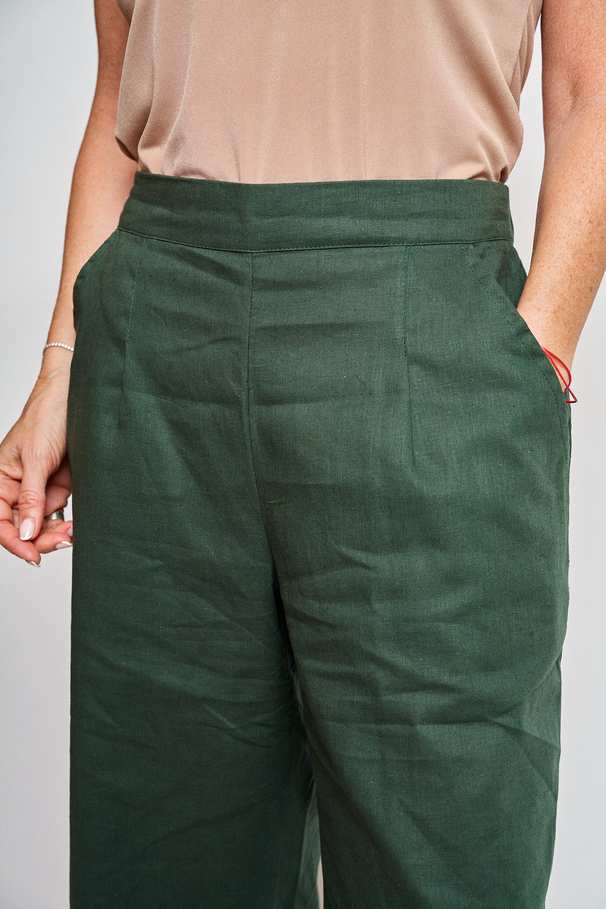 Pantalon capri Lino