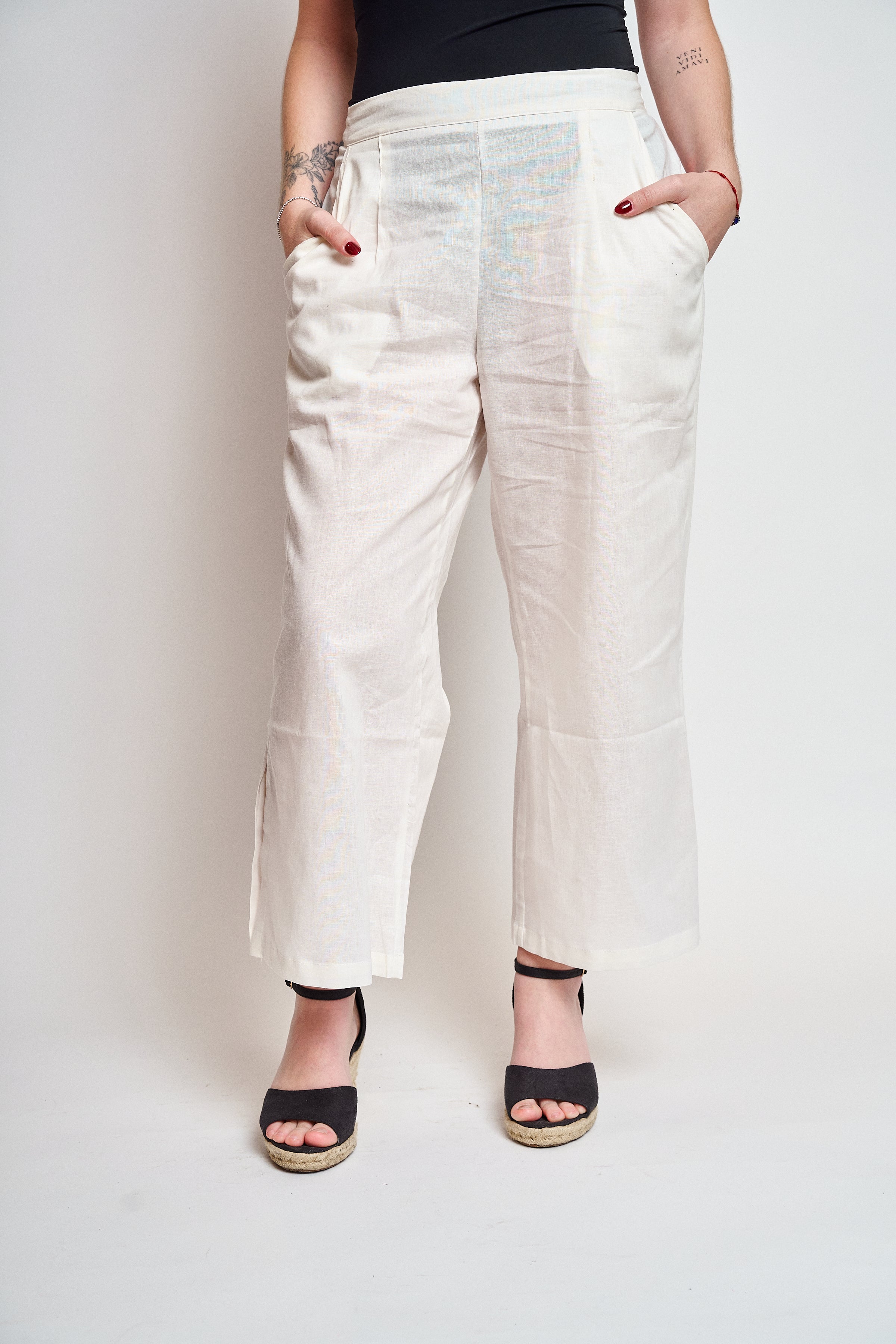 Pantalon capri Lino
