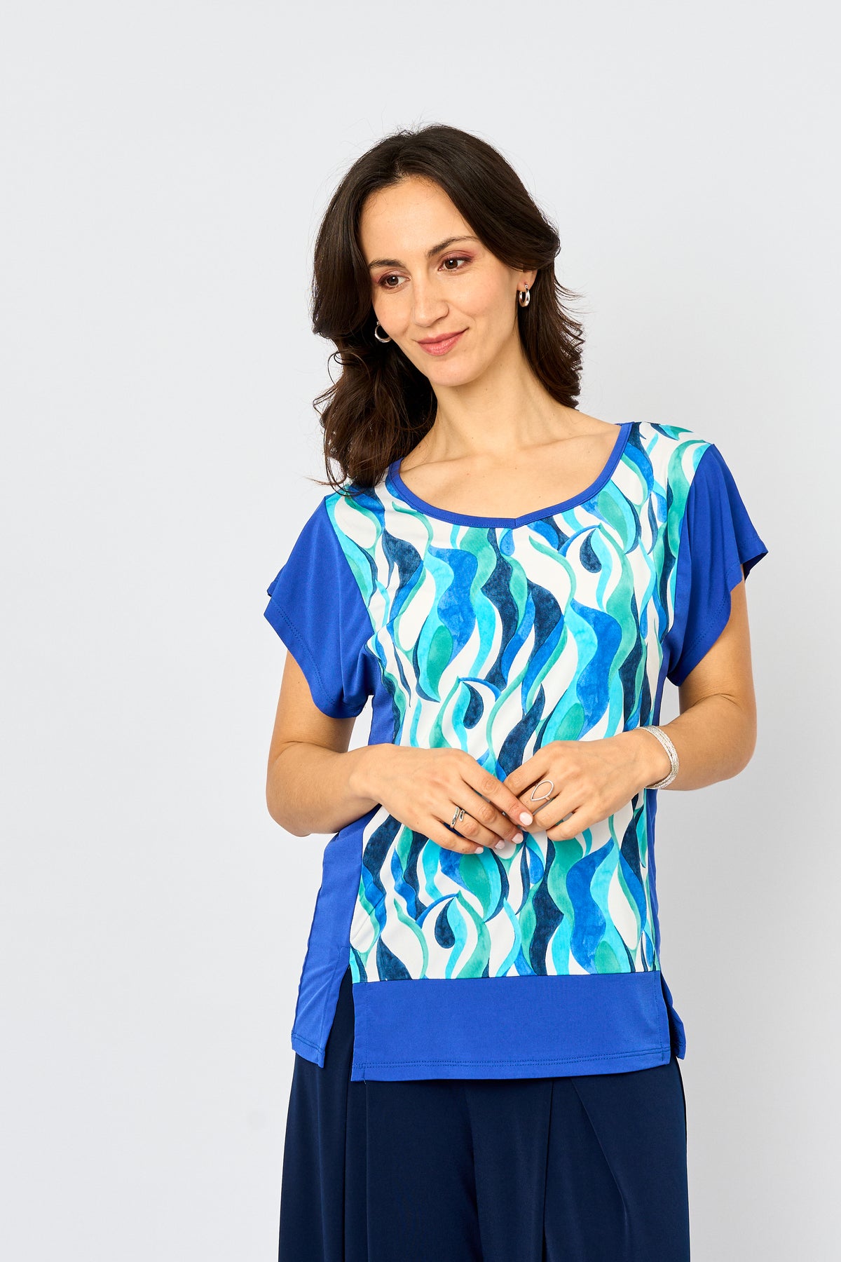 Polera corte delantero