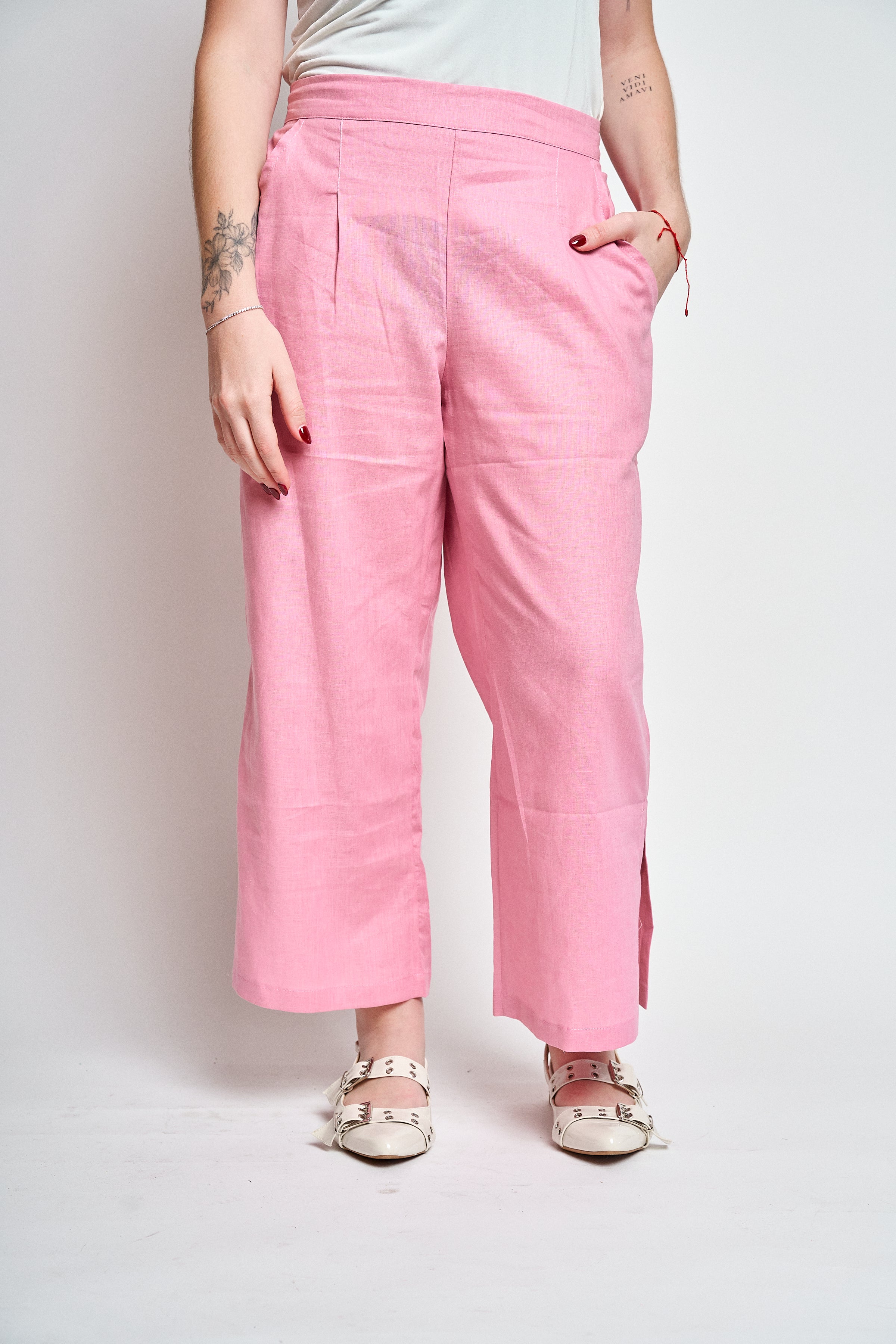 Pantalon capri Lino