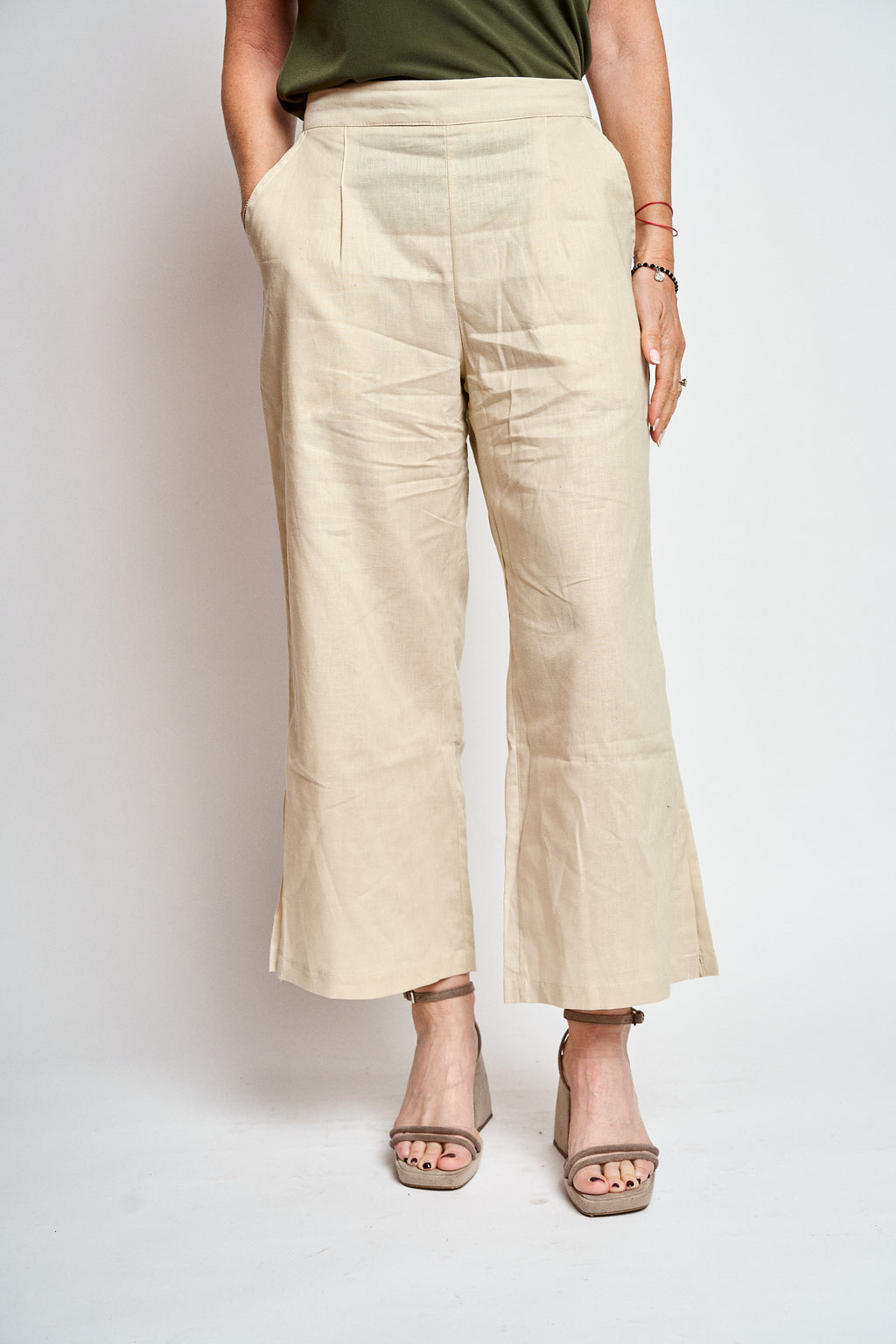 Pantalon capri Lino
