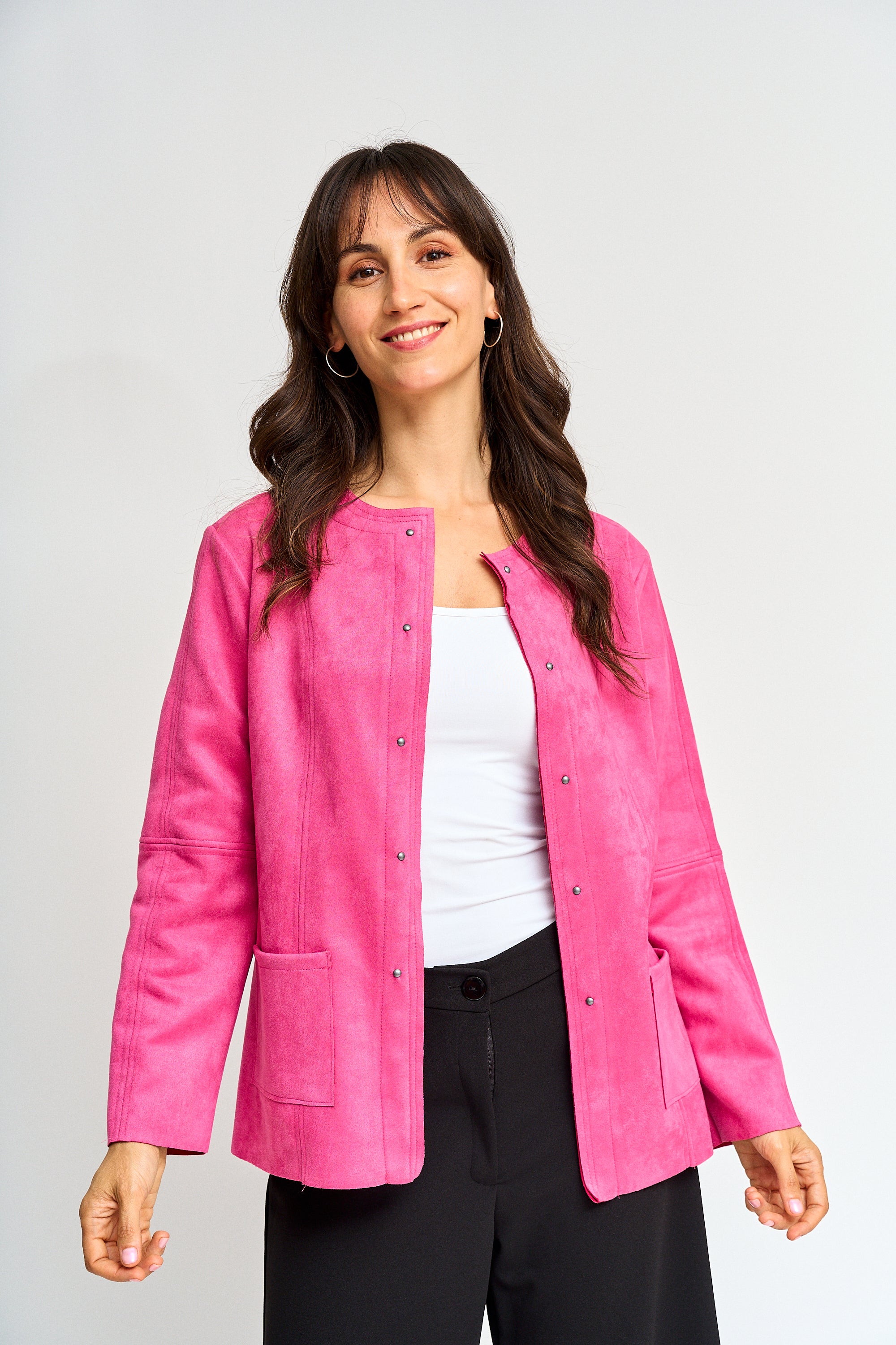Chaqueta corta gamuza