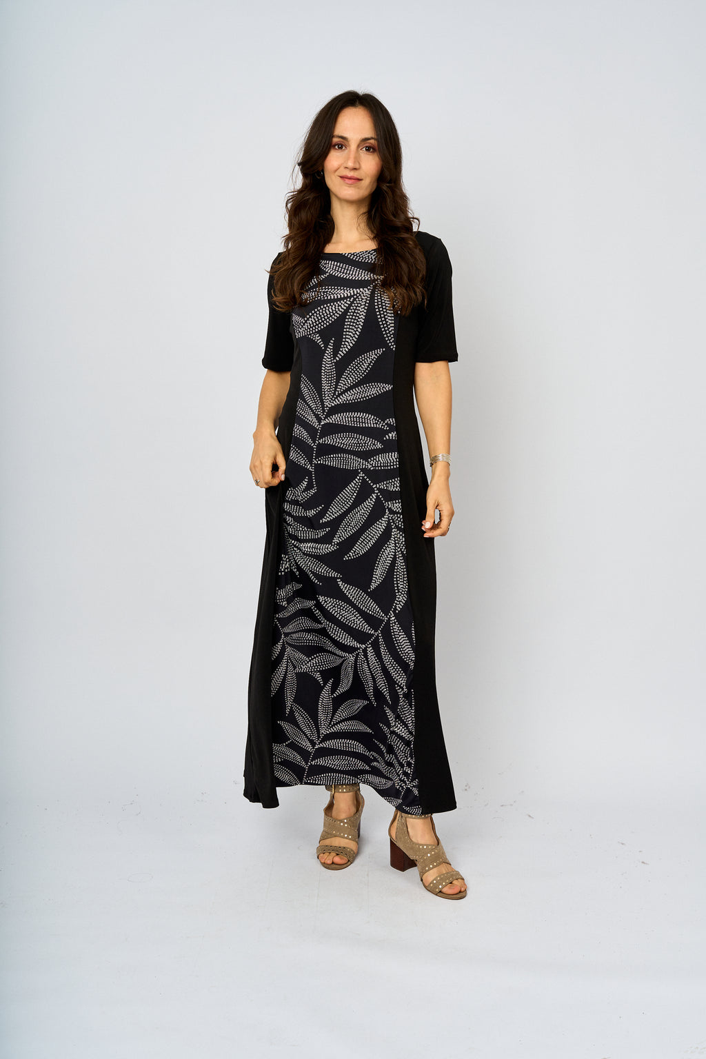 Vestido manga codo