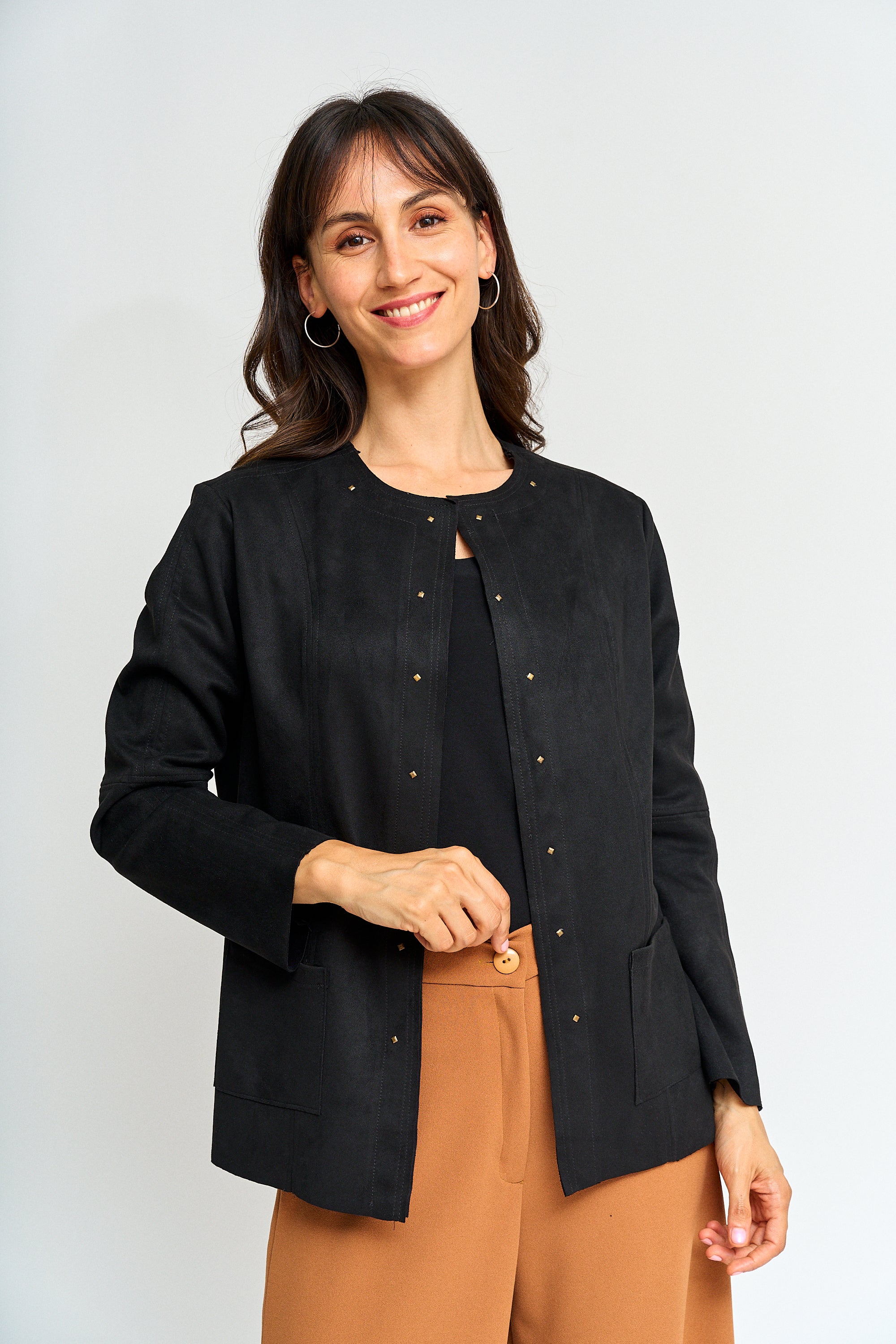 Chaqueta corta gamuza