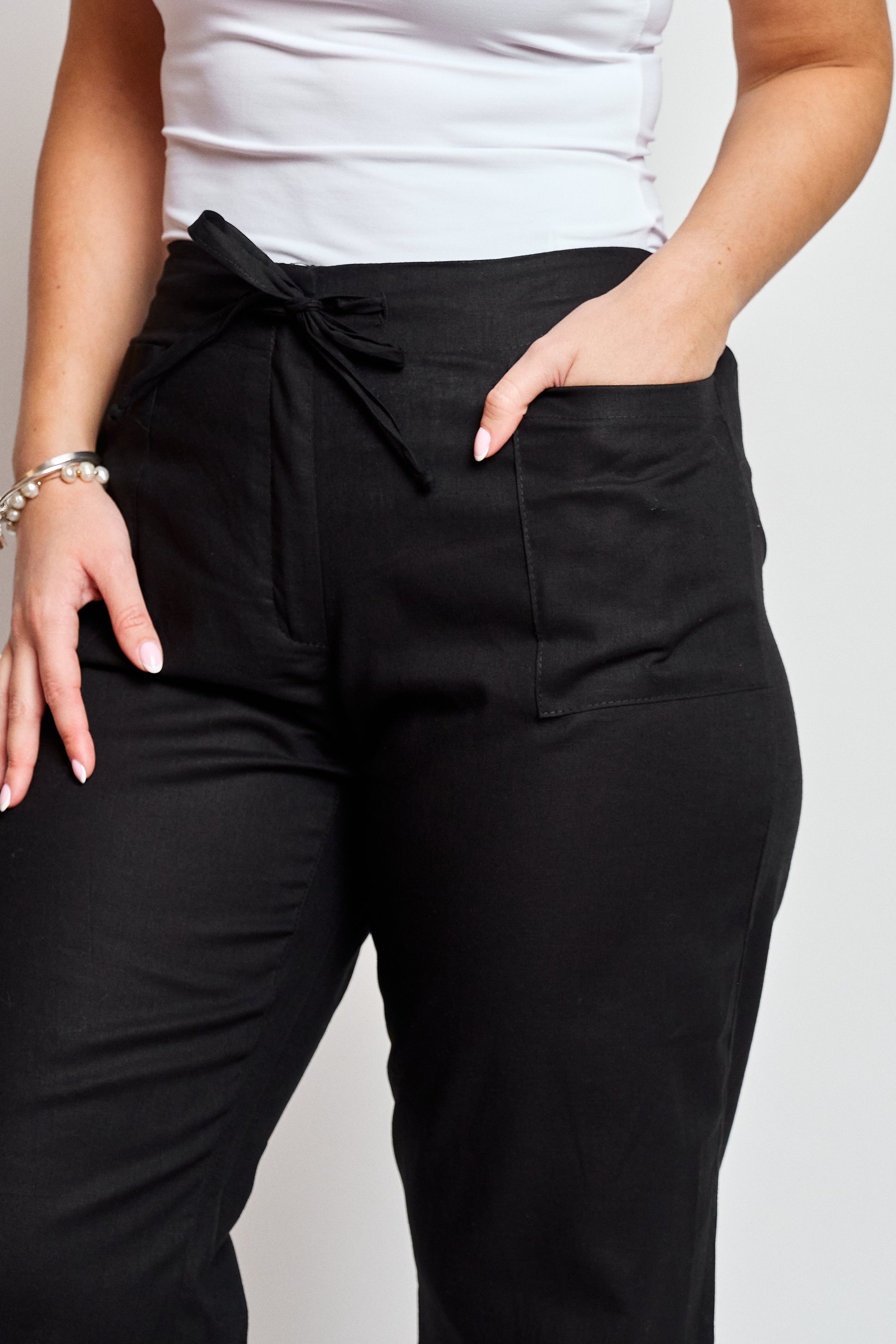 Pantalon Lino Bolsillo y cierre