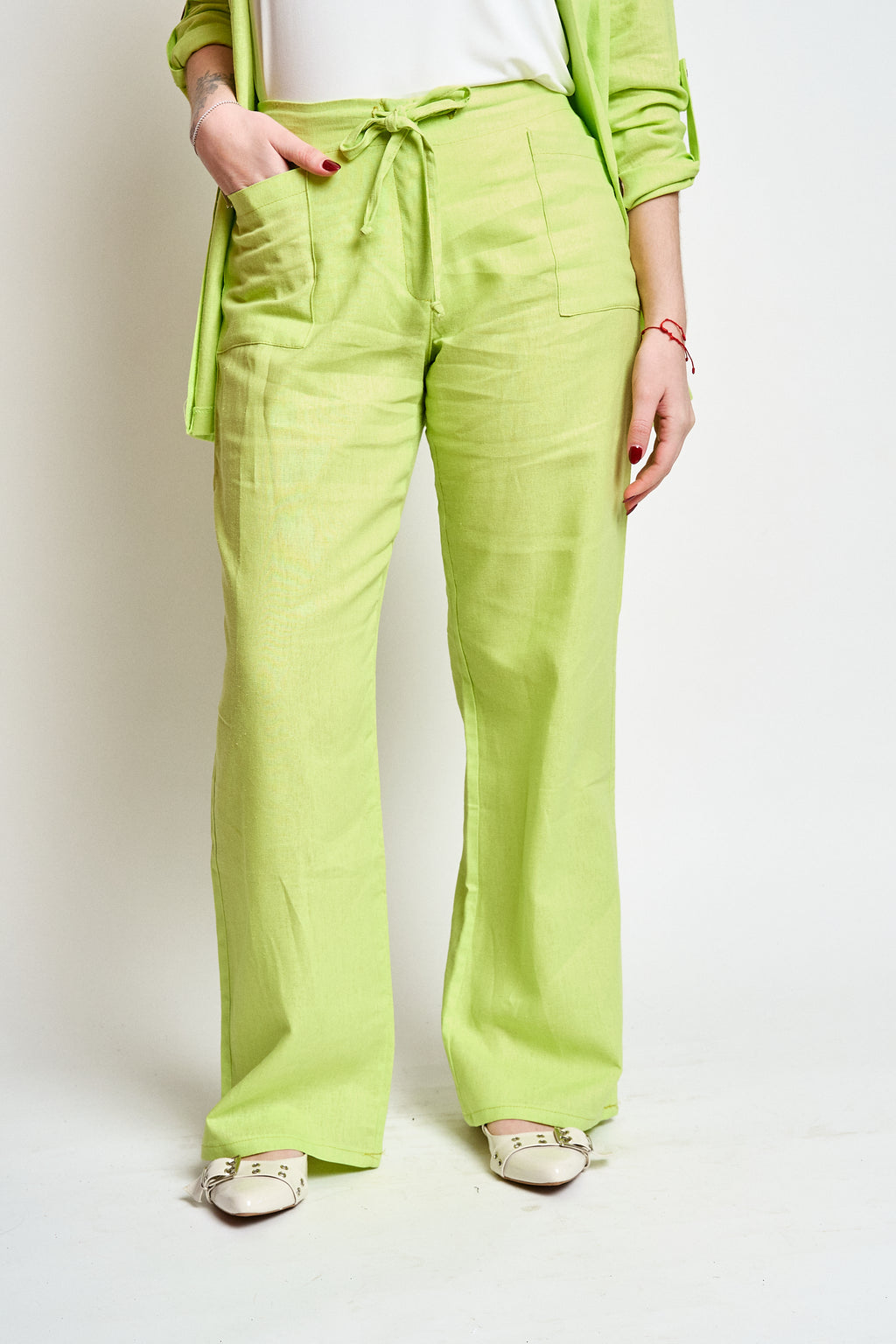 Pantalon Lino Bolsillo y cierre