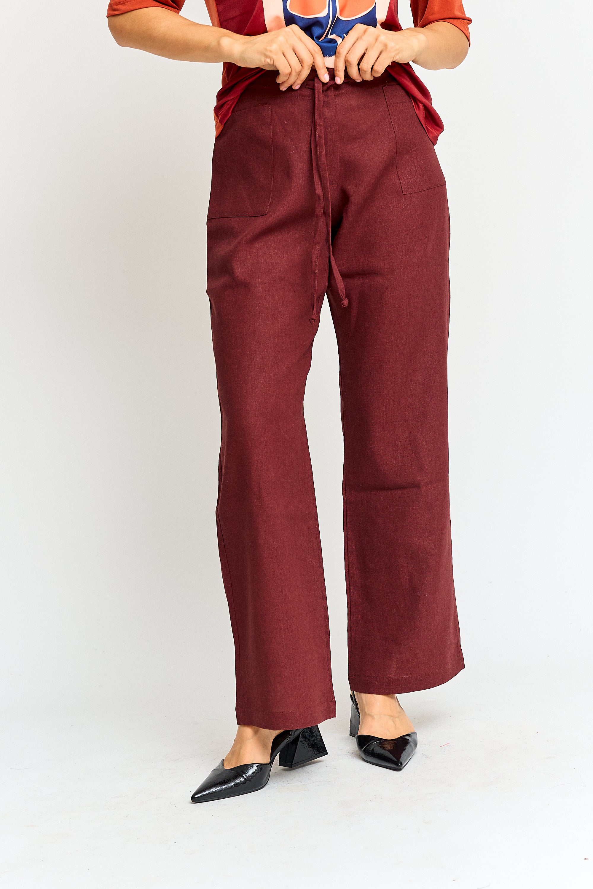 Pantalon Lino Bolsillo y cierre