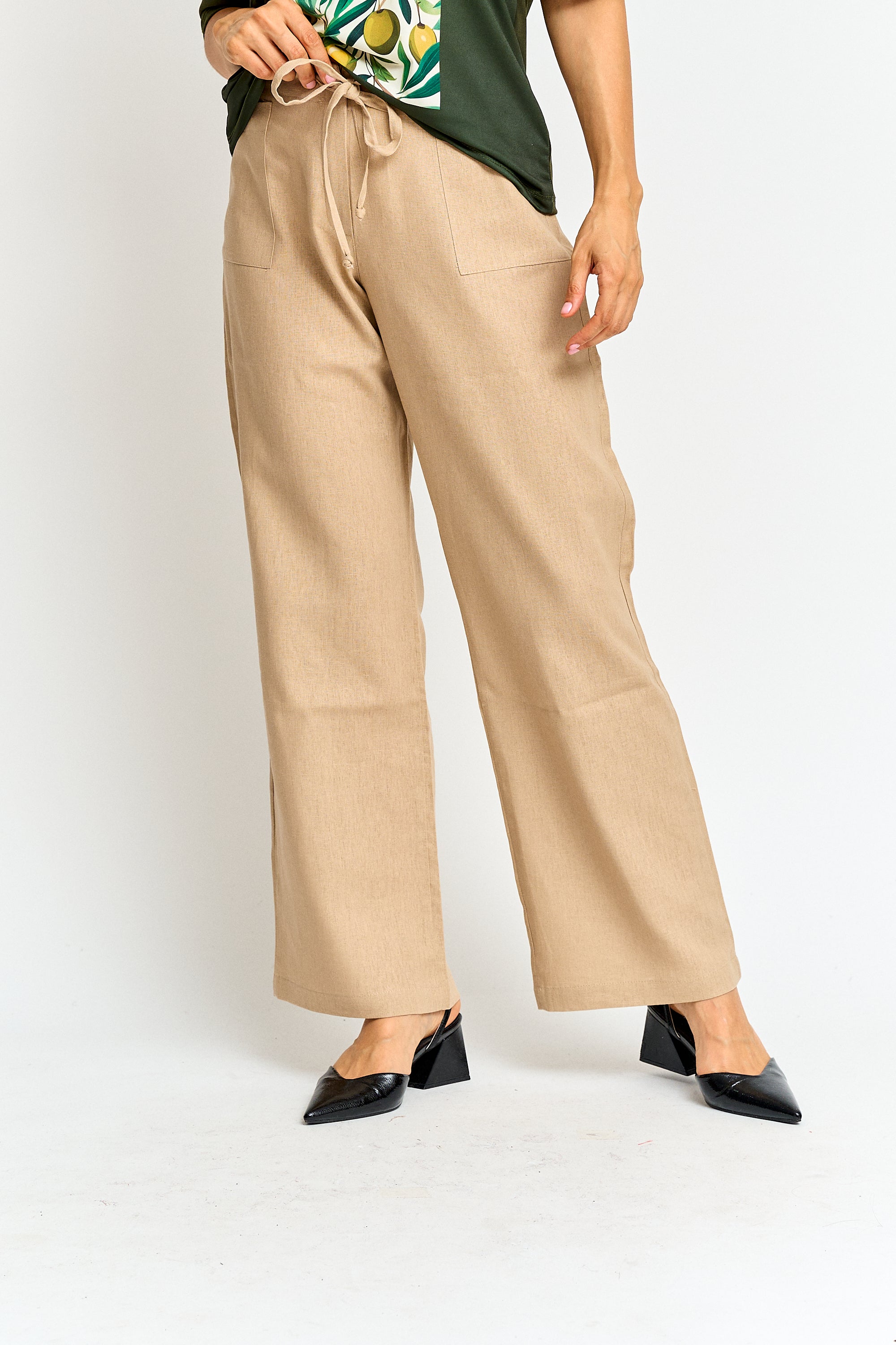 Pantalon Lino Bolsillo y cierre