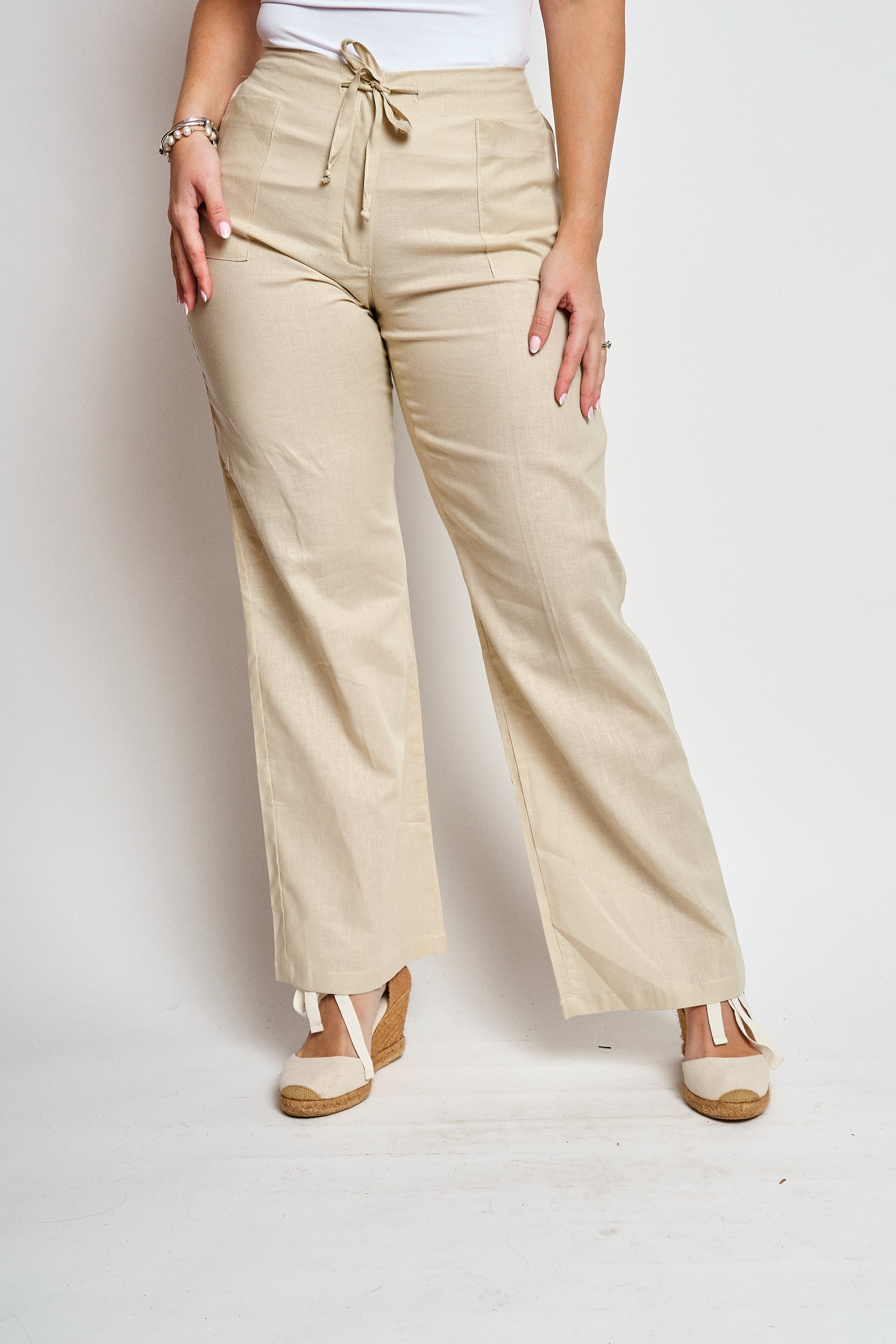 Pantalon Lino Bolsillo y cierre