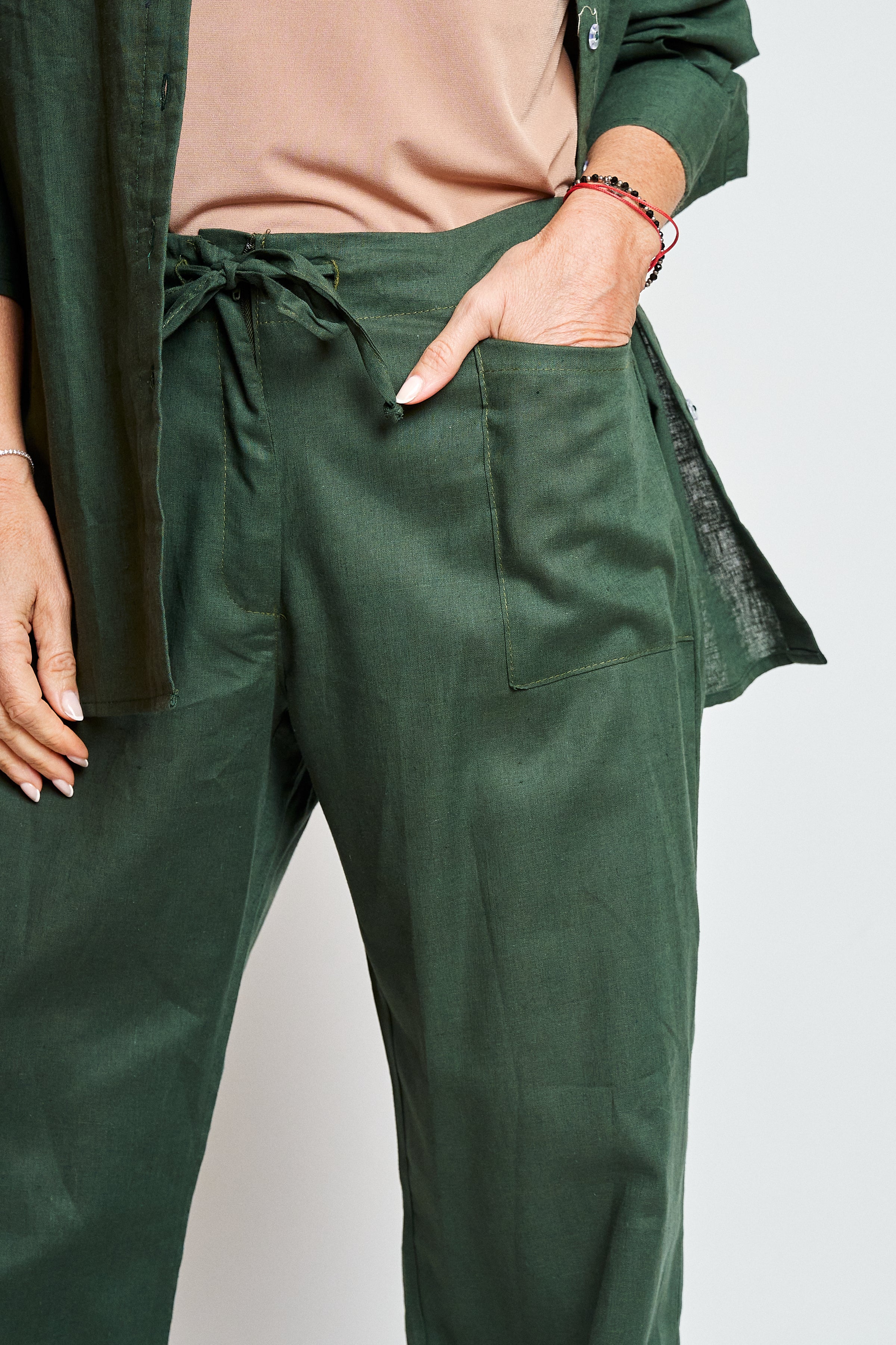 Pantalon Lino Bolsillo y cierre