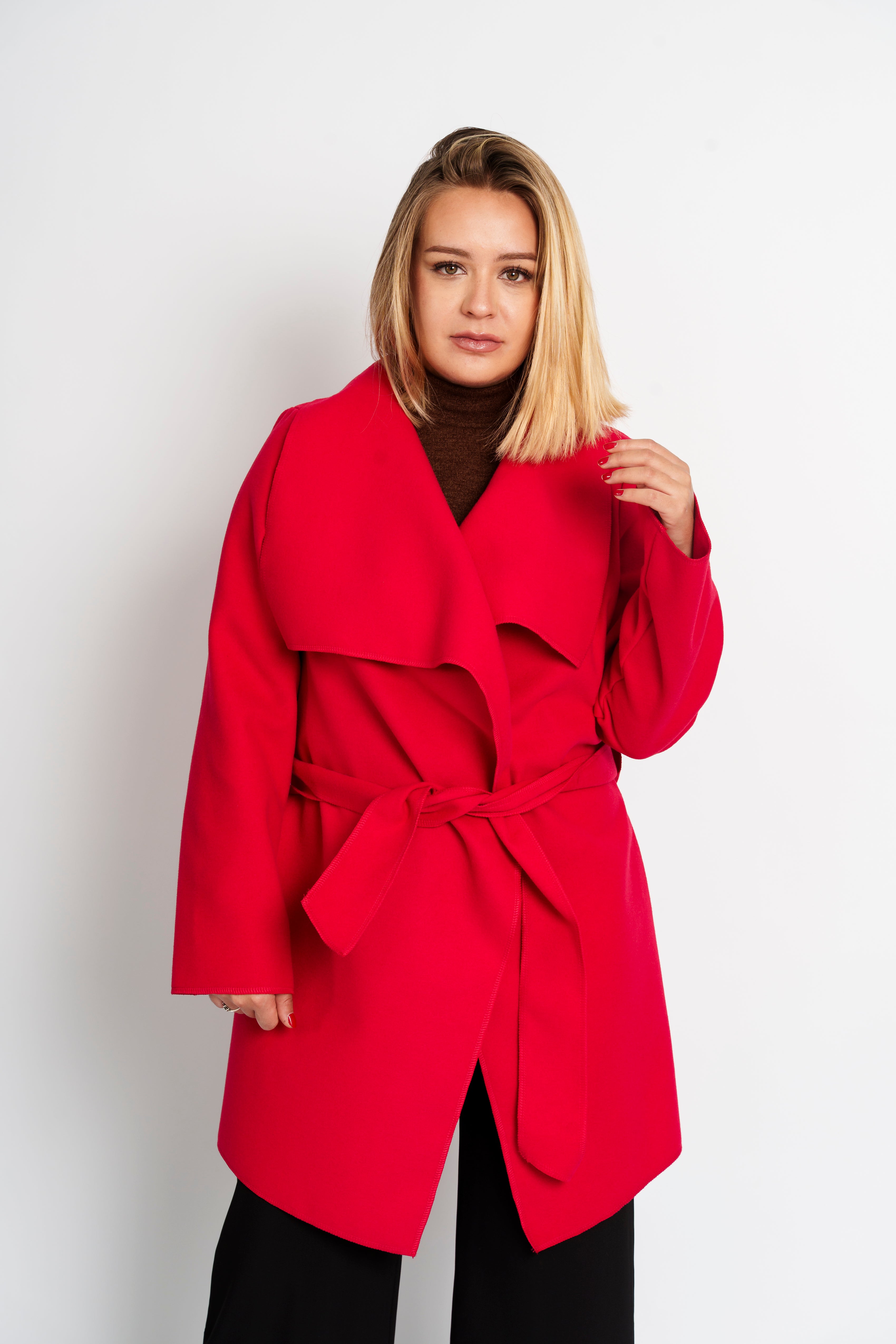 Abrigo paño cruzado