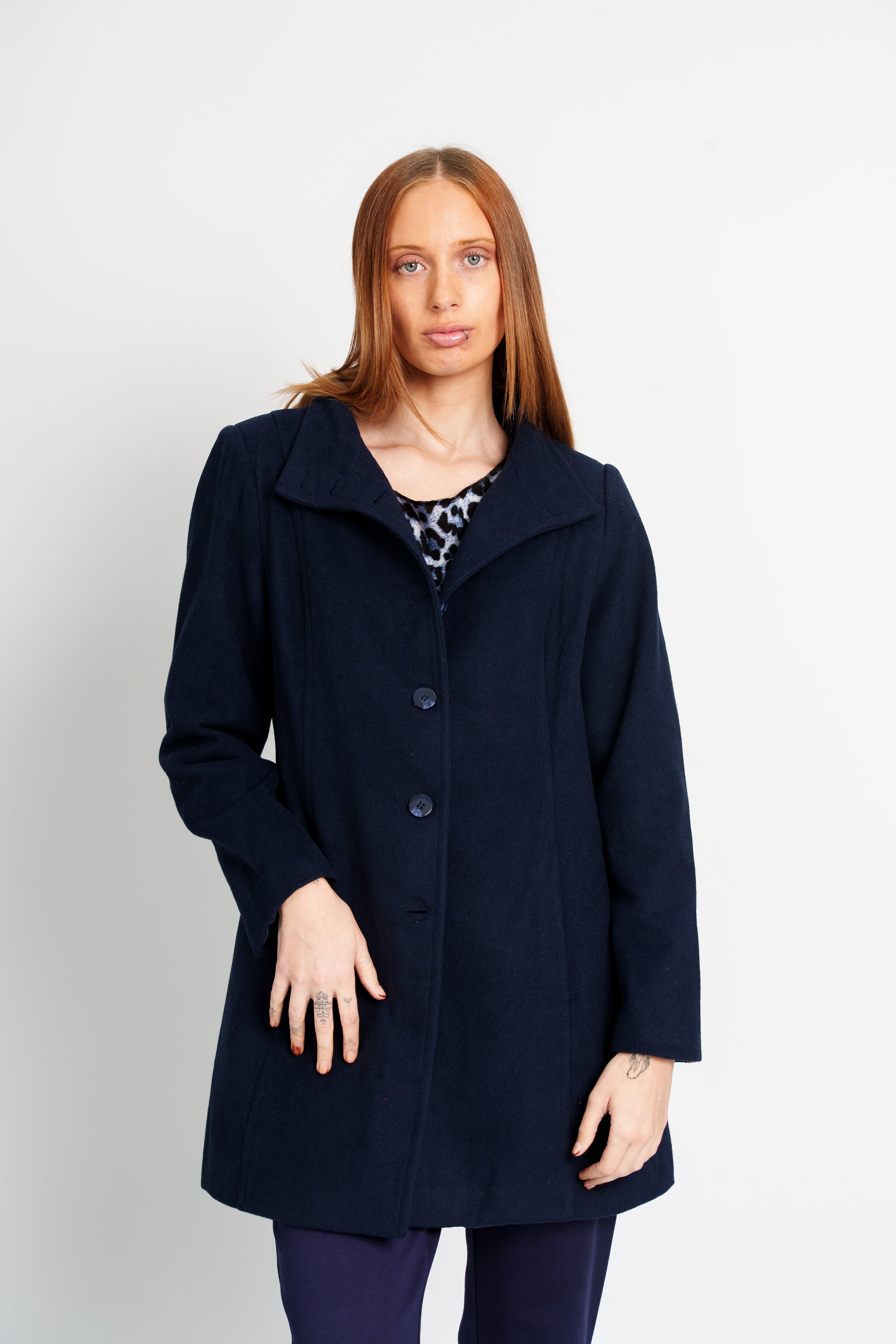 Abrigo boton Alto 3/4