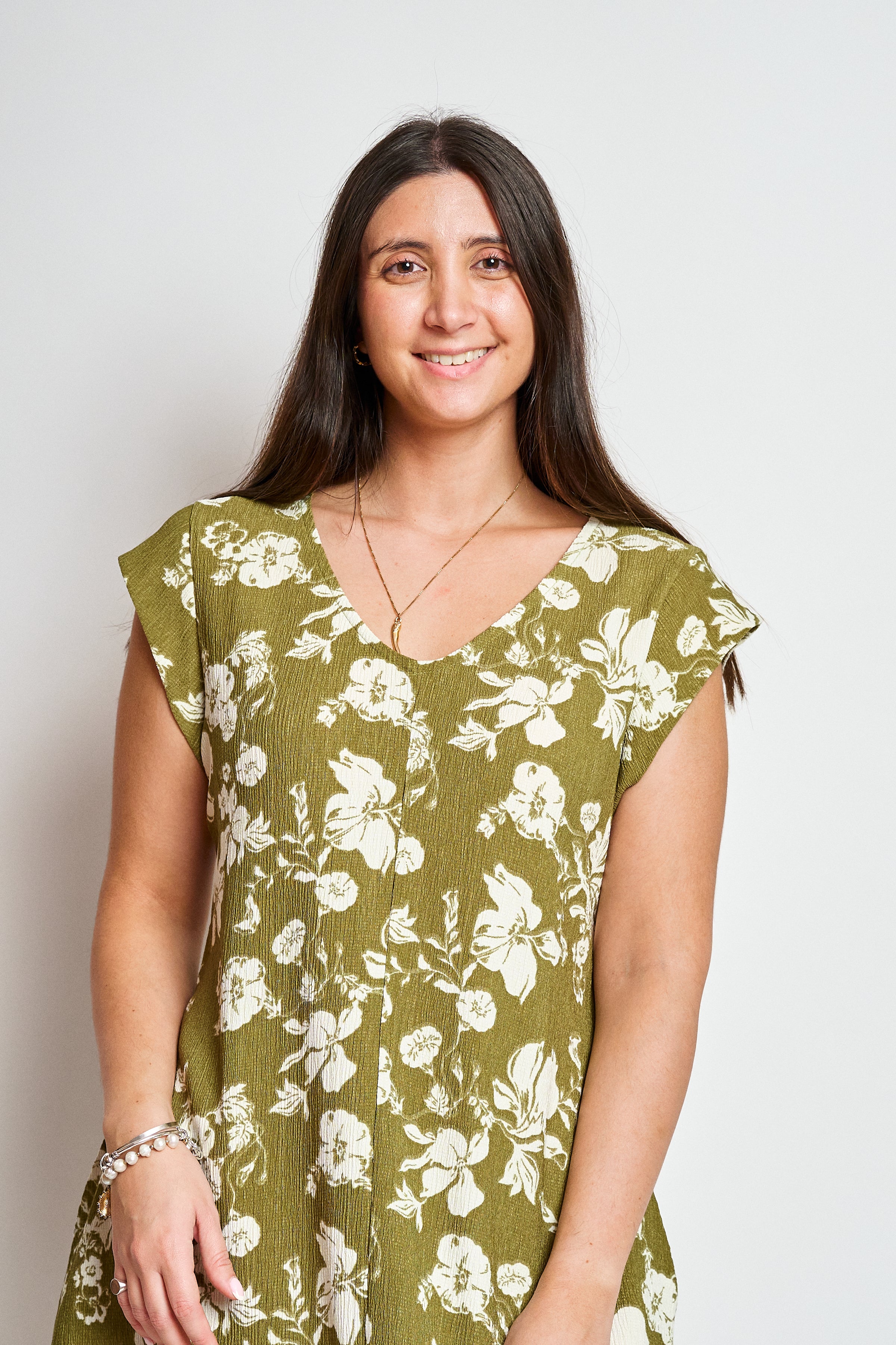 Vestido floreado bristol