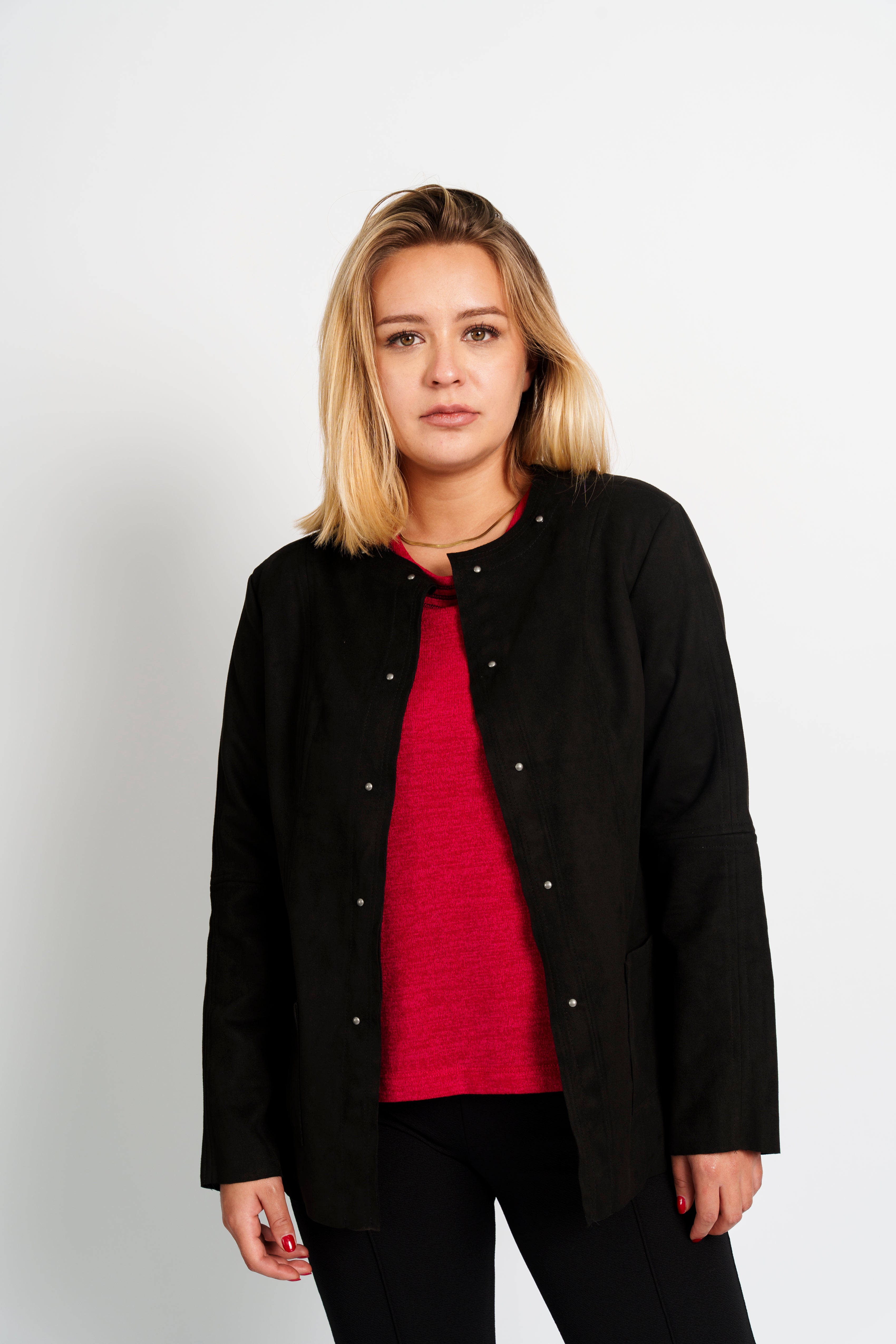 Chaqueta corta gamuza