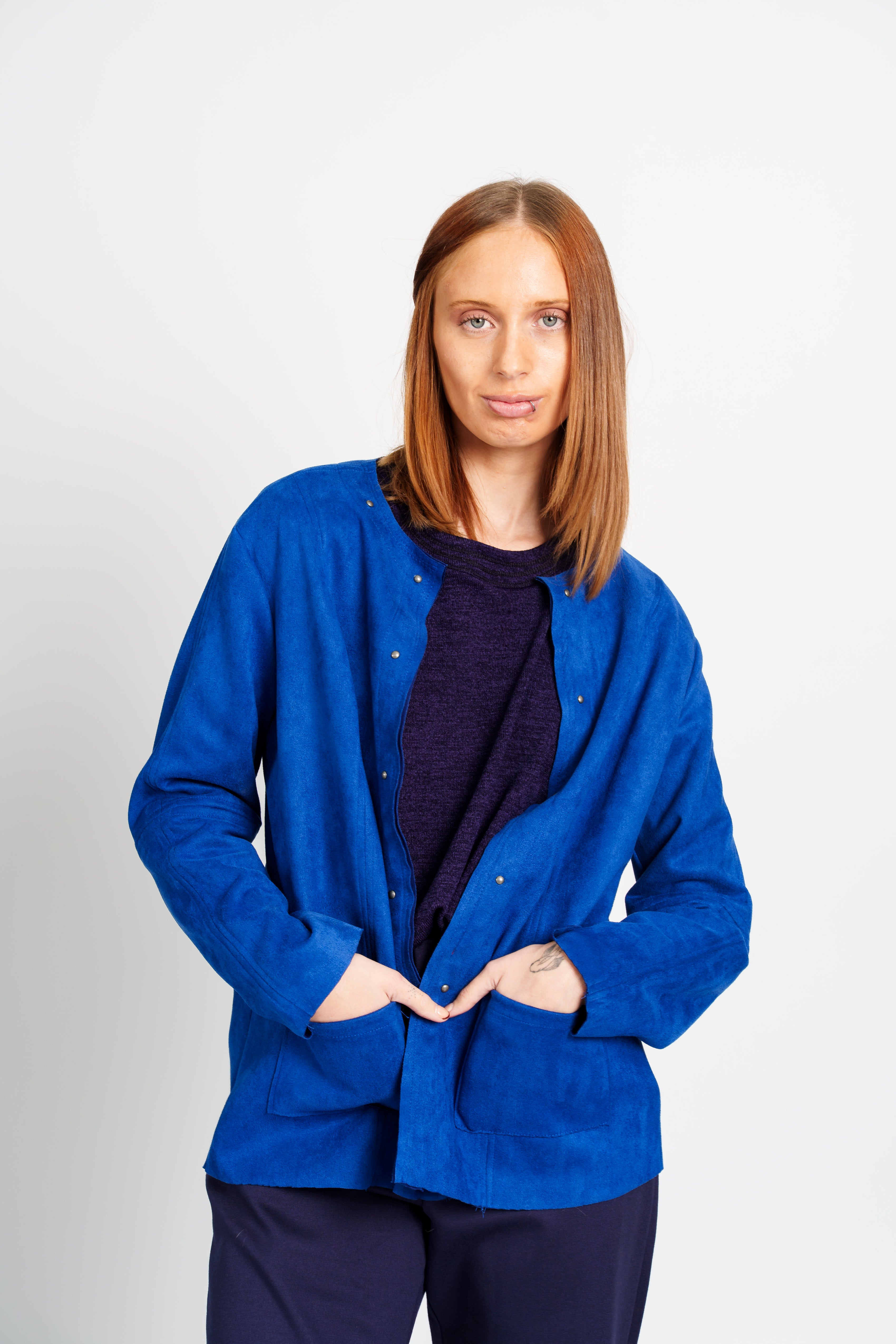 Chaqueta corta gamuza