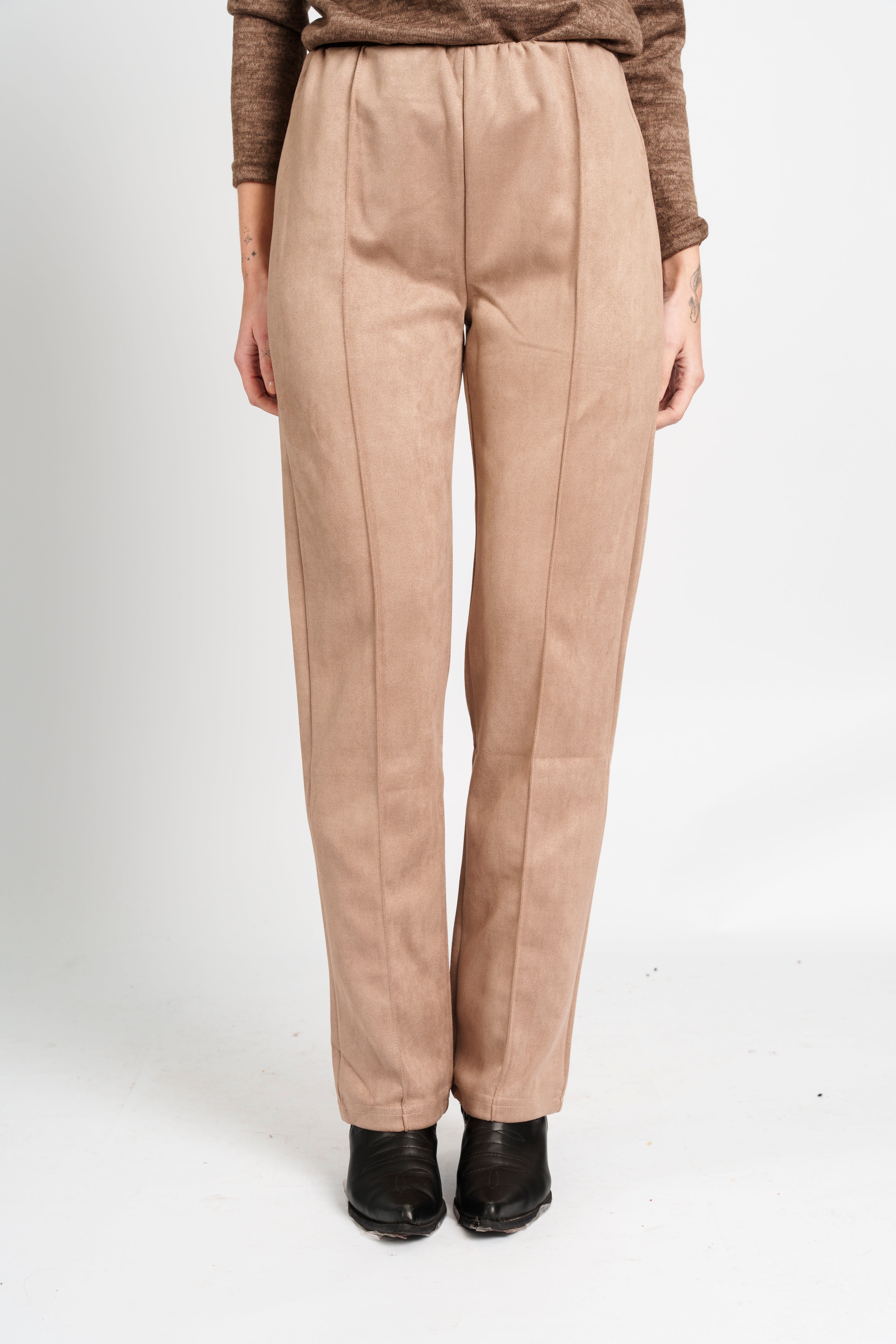 Pantalon suede vespunte