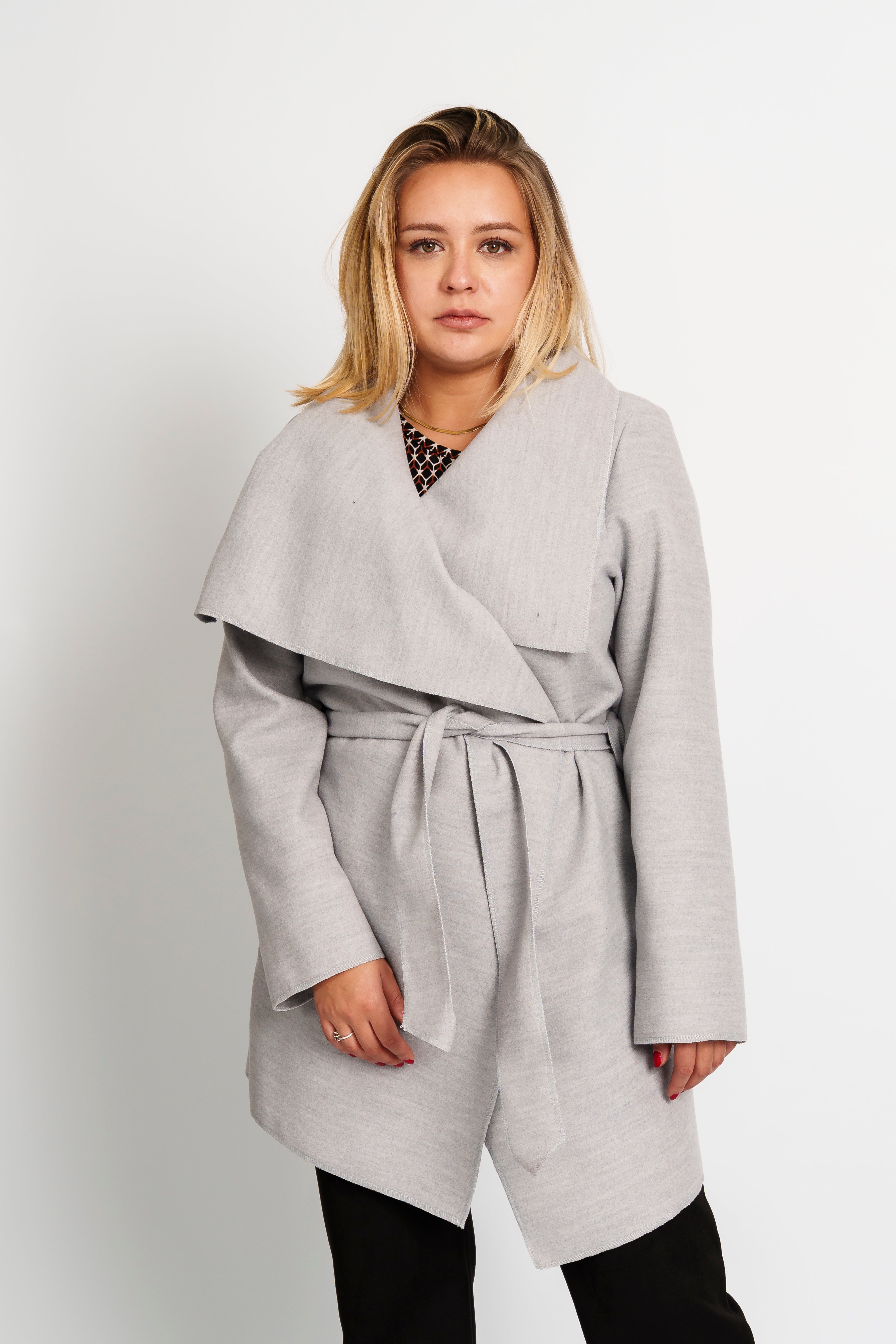 Abrigo paño cruzado