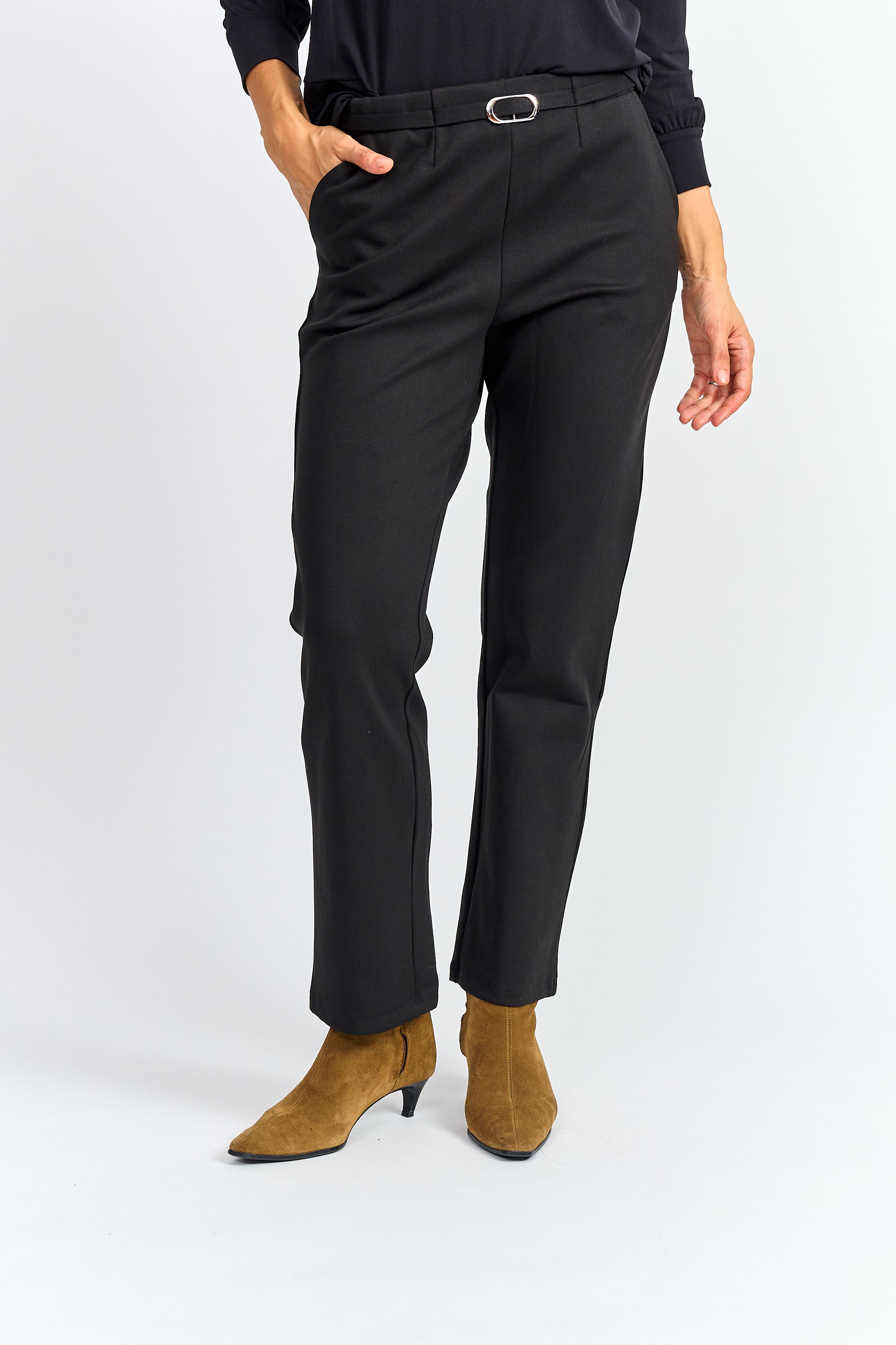 Pantalon cintura hebilla