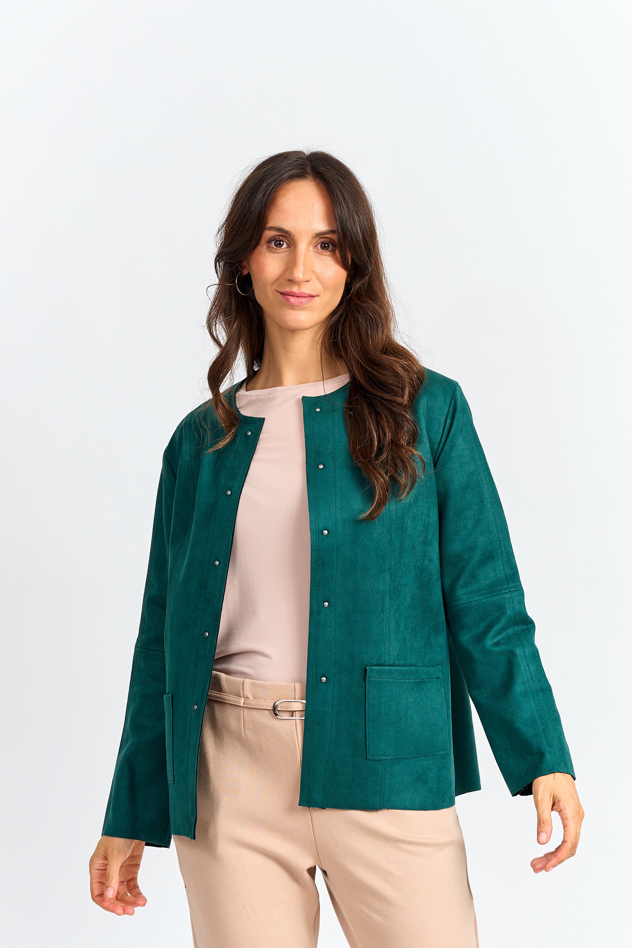 Chaqueta corta gamuza