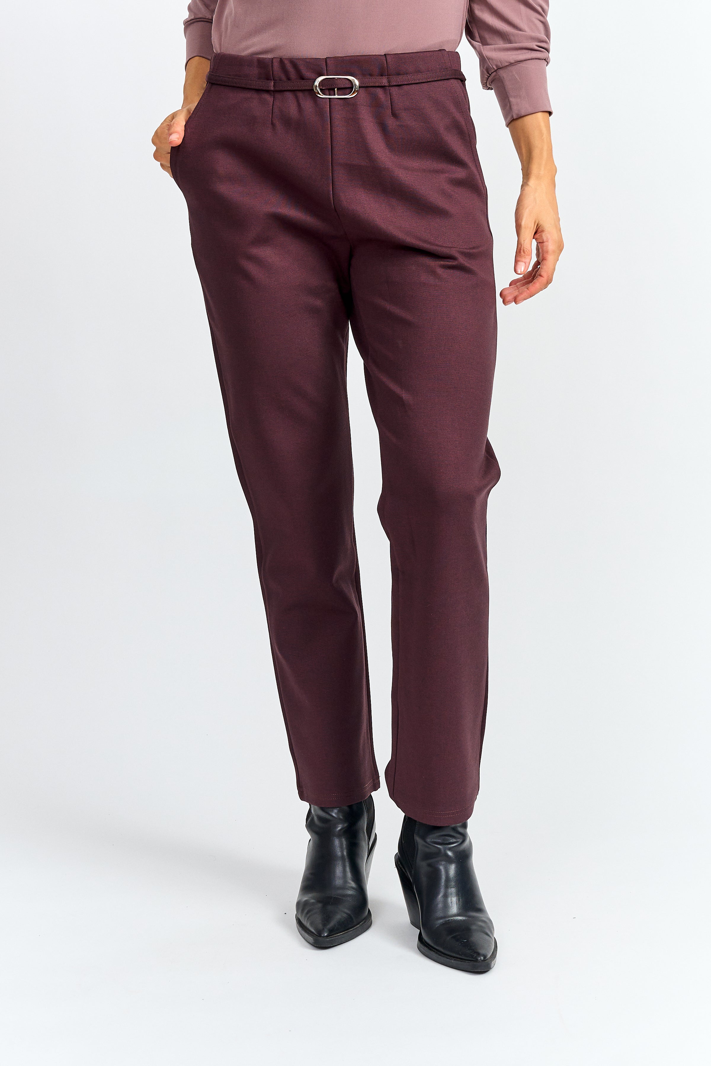 Pantalon cintura hebilla