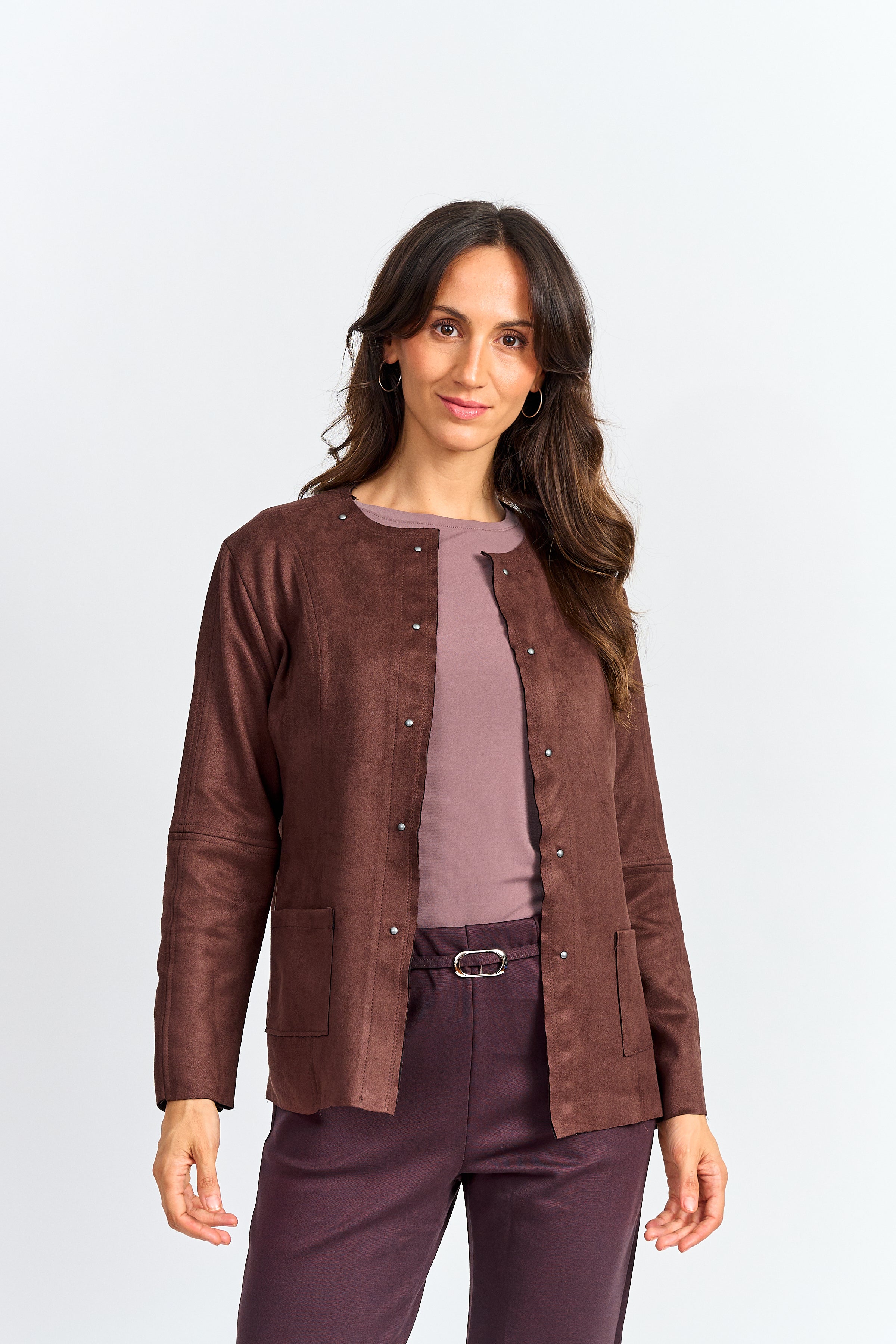 Chaqueta corta gamuza