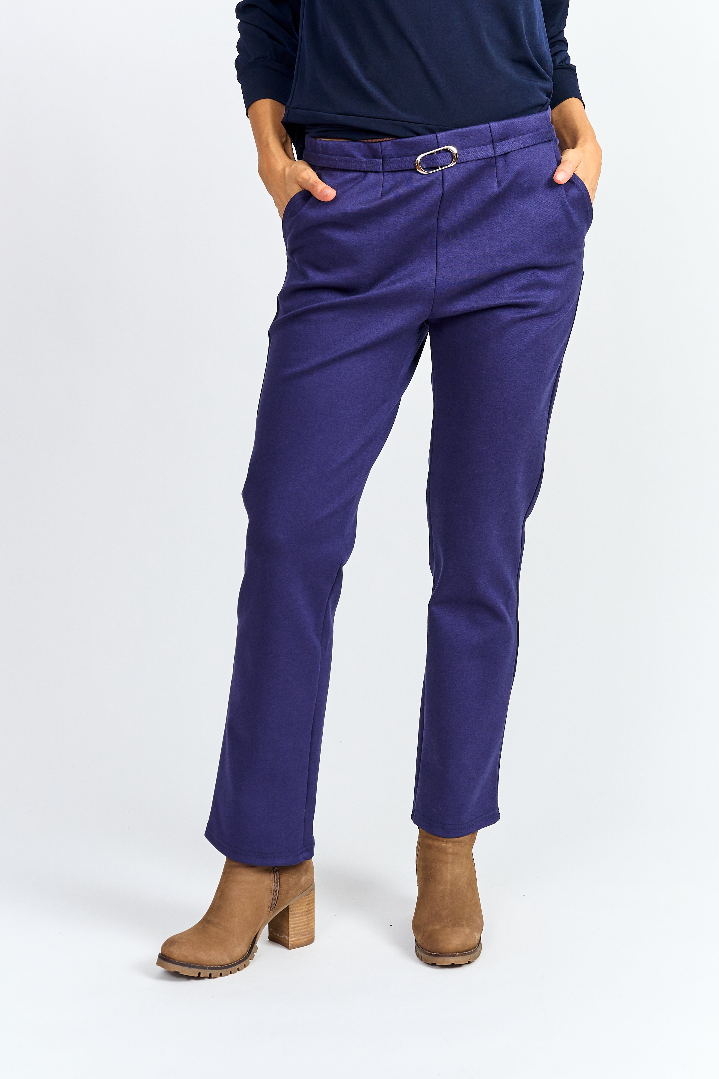 Pantalon cintura hebilla