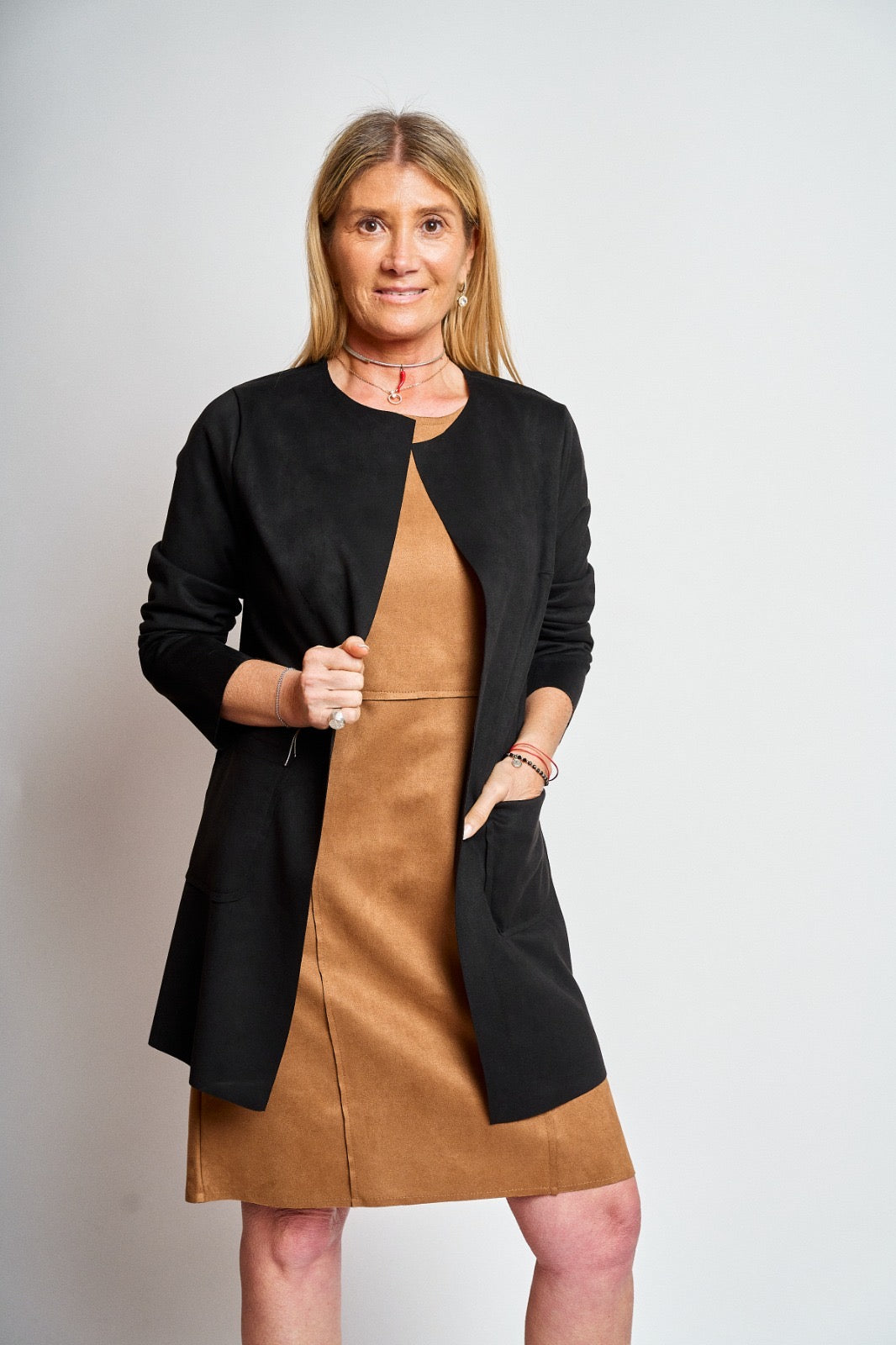 Chaqueta gamuza rústica